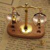 Mini Vintage Balance Scales Ornament Miniature Accessories Metal Antique Justice Scale Model Exquisite Home Decoration Kids