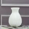 Modern Flower Vase White Pink Plastic Vase Flower Pot Basket Nordic Home Living Room Decoration Ornament