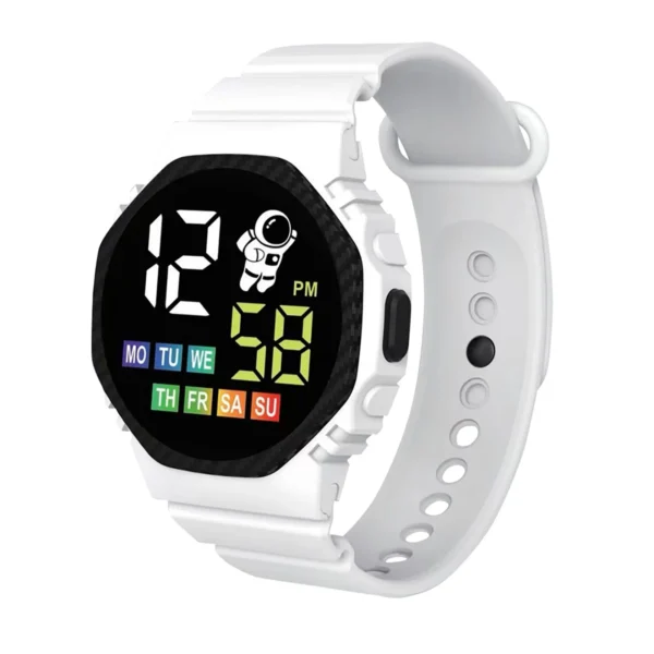 Multi Color Smart Watch For Kids Boy Girl Fashion Sports Bracelet Led Digital Wrist Watches Children 5