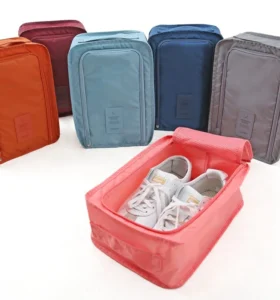 Multifunction Travel Portable Organizer Shoe Bag Nylon Fold Dust-proof Clothing Outdoor Home Storage Organization Garden