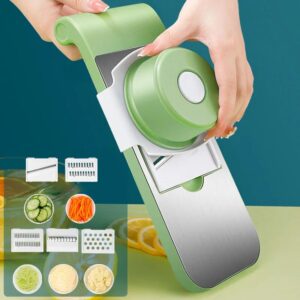 Multifunctional Kitchen Vegetable Cutter Dicing And Slicing Appliance Household Hand Protection Stainless Steel Vegetable Slicer