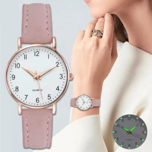 New Watch Women Fashion Casual Leather Belt Watches Simple Ladies Small Dial Quartz Clock Dress Wristwatches