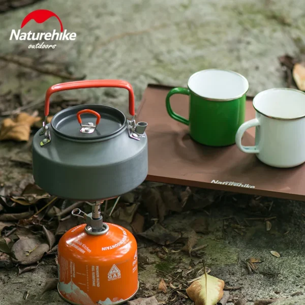 Naturehike Outdoor Camping Cookware 1 1l 1 45l Portable Water Kettle Camping Picnic Tableware Equipment Hard 2