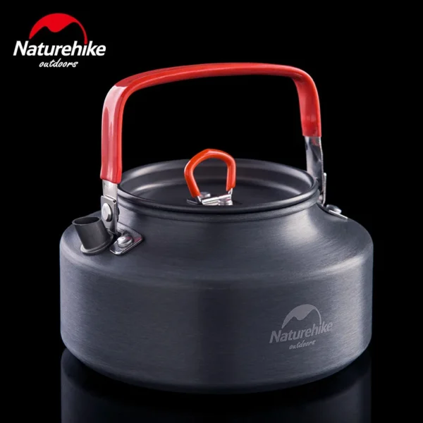 Naturehike Outdoor Camping Cookware 1 1l 1 45l Portable Water Kettle Camping Picnic Tableware Equipment Hard 4