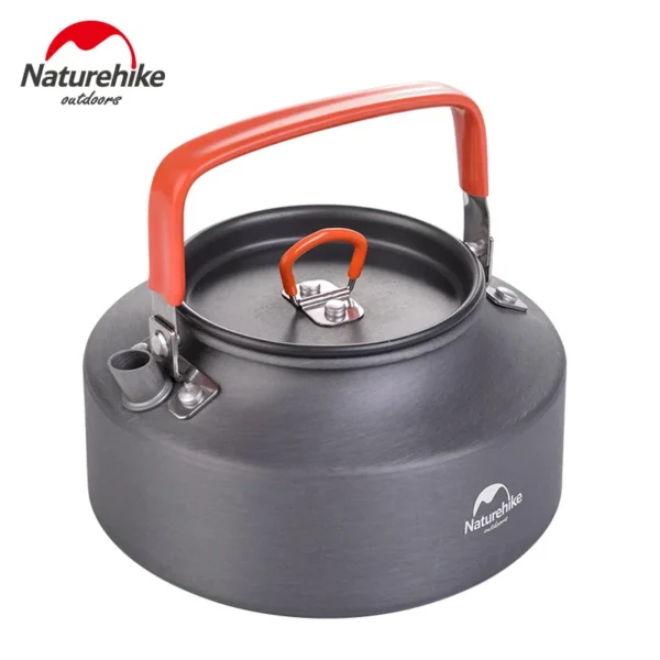 Naturehike Outdoor Camping Cookware 1 1l 1 45l Portable Water Kettle Camping Picnic Tableware Equipment Hard