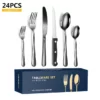 black-24-piece-set