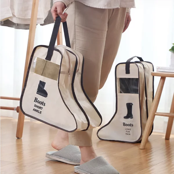 New Fashion Portable High Heel Shoes Storage Bags Organizer Long Riding Rain Boots Dust Proof Travel