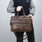 New Men Briefcase Bag Classical Retro Pu Leather Luxury Brand Business Handbag Male Crossbody Shoulder Bag