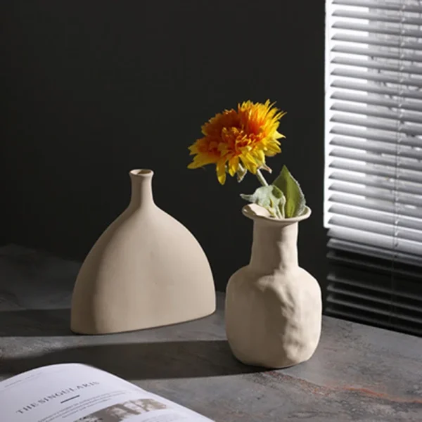 New Simple Ceramic Vase Dining Table Decorations Wedding Decorations Nordic Home Living Room Decorations Vase 2