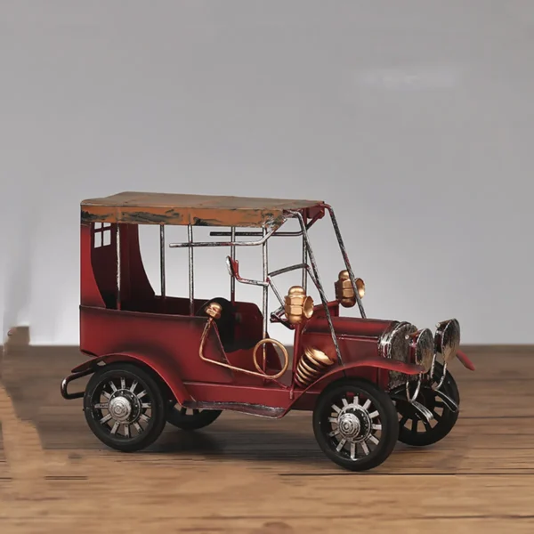New vintage home decor modern classic car model decoration living room office desktop metal crafts room
