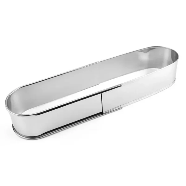 Oval Freely Adjustable Mousse Ring Cake Mold Stainless Steel Kitchen Baking Tool 2