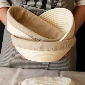 Oval For Home Baker Bread Proofing Basket Natural Rattan Dough Fermentation Basket Bread Baking Tools Kitchen