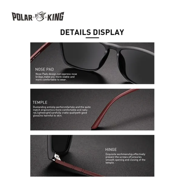 Polarking New Luxury Polarized Sunglasses Men S Driving Shades Male Sun Glasses Vintage Travel Fishing Classic 4