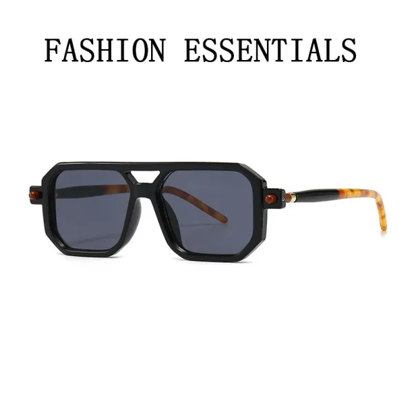 Retro Fashion Square Frame Sunglasses For Men Women Blue Light Blocking Shades Uv400 Sun Glasses Vintage 4