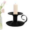 Retro Iron Candlestick Candle Holder Wedding Party Vintage Retro Style Desktop Adornment Candlestick Home Candle Holder