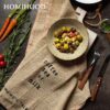 Retro Pure Linen Cloth Napkin Food Photography Background Props Old Scenes Shooting Desktop Decoration Mat Kitchen