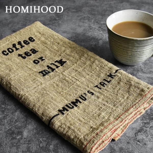 Retro Pure Linen Cloth Napkin Food Photography Background Props Old Scenes Shooting Desktop Decoration Mat Kitchen 4