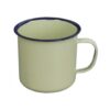 Retro Style Multi Use Water Mug Enamel Practical Non Sliding Base Drink Mug Outdoor Vintage Style