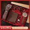 Shaarms Men Gift Watch Business Luxury Company Mens Set 6 In 1 Watch Glasses Pen Keychain