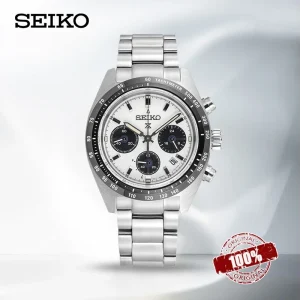 Seiko Panda Solar Backlit Luxury Men S Watch Men 5 8 Quartz Timing Calendar Waterproof Stainless