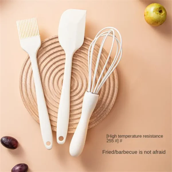 Silicone Spatula Baking Pastry Tools Cake Cream Spatula Spatula Kitchen Whisk Barbecue Oil Brush Small Tools 1