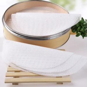 Silicone Steamer Non Stick Pad Dumplings Mat Reusable Steam Buns Kitchen Baking Pastry Dim Sum Mesh