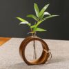 Solid Wood Dry Vase Flower Arrangement Living Room Dining Table Porch Flower Flower Arrangement Home Decoration