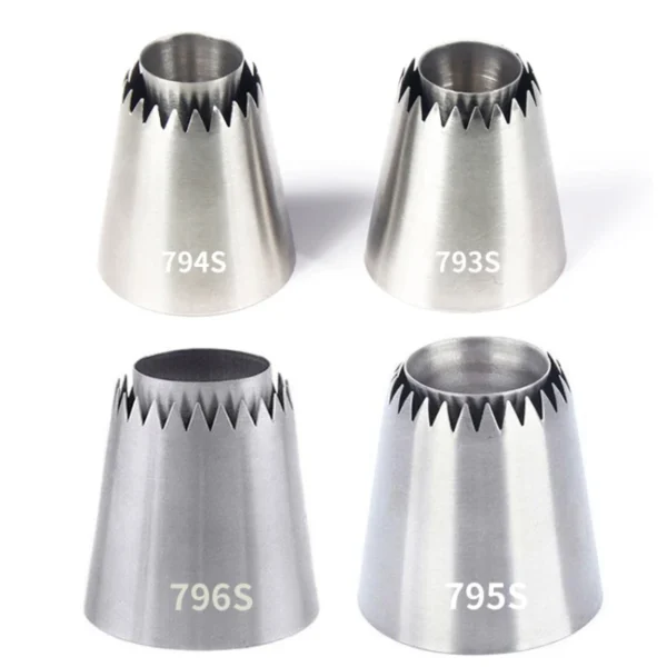 Sultan Tube Russian Pastry Tip 1pc Icing Piping Nozzle Large Icing Piping Nozzles Cupcake Baking Tool 3