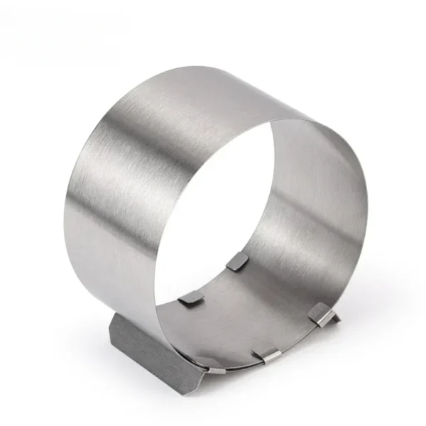 Telescopic 4 Inch Small Stainless Steel Circular Adjustable Mousse Ring 6 10 5cm High Cake Mold 2