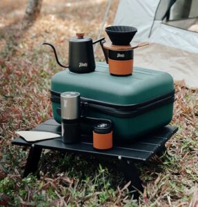 Bincoo Outdoor Travel Appliance Storage Bag Bean Grinder Coffee Mocha Pot Box DIY Portable Camping Case PP Material Spongy Layer