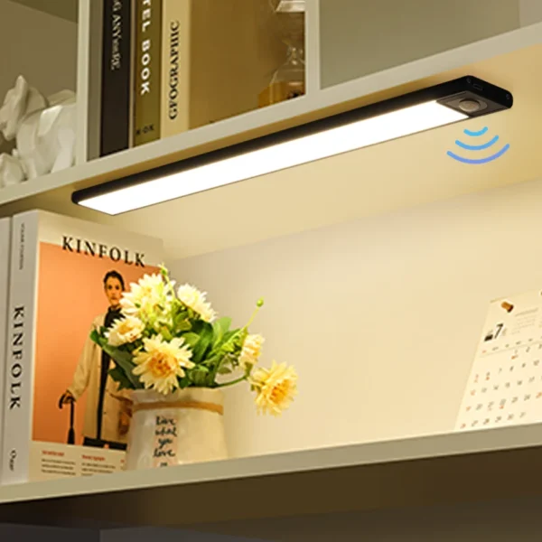 Ultra Thin Led Cabinet Light Rechargeable Motion Sensor Light Usb Night Lights Induction Lamp Wardrobe Closet