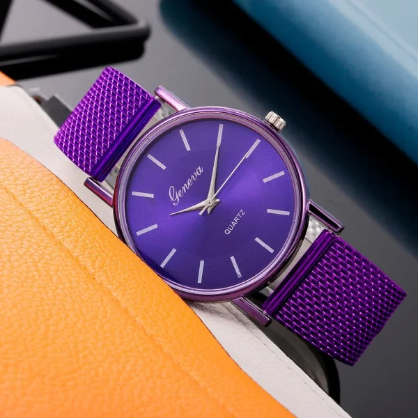 Watch For Women Stylish Relogio Quartz Watch Woman S High End Blue Glass Life Waterproof Distinguished 1