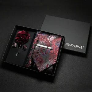 Luxury Gift Box Set Wedding Accessories Tie For Men