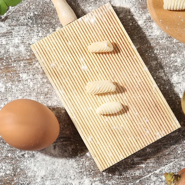 Wooden Garganelli Board Practical Pasta Gnocchi Macaroni Board Making Kitchen Cooking Tools 1