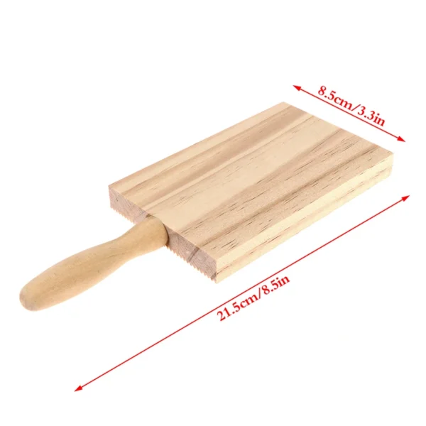 Wooden Garganelli Board Practical Pasta Gnocchi Macaroni Board Making Kitchen Cooking Tools 4