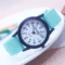 Chaoyada Fashion Women Men Girls Boys Sports Silicone Strap Quartz Watches Junior High School Students Gifts