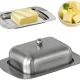 Butter Dish, Stainless Steel Butter Dish with Lid