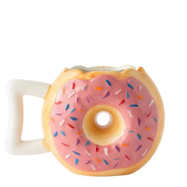 Kf H5ea7bc5750d842df895384ceff6d4f659 Creative Donut Cup Ceramic Cup Creative Bread Cup Donut Mug Biscuit Milk Coffee Mug Tea Cup