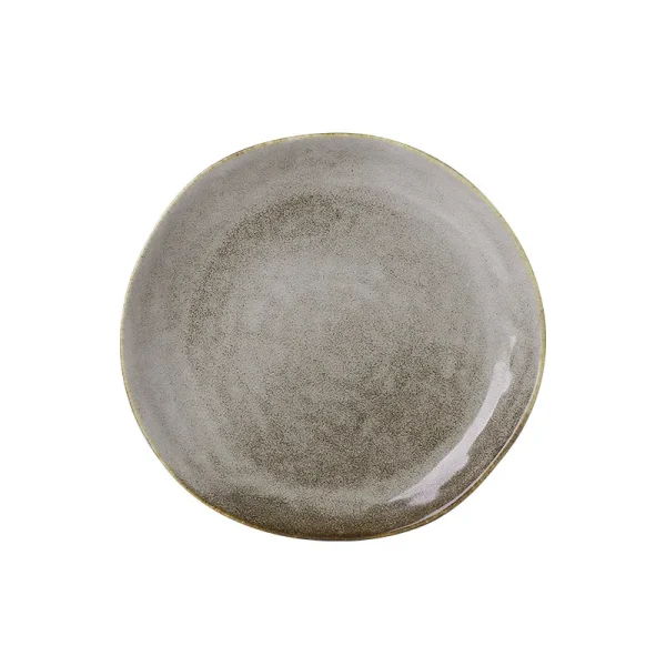 Kf h97e341e82fd6444b8ead7f731223376cy japanese ceramic dinner plate rice bowl food tray retro gray tableware porcelain fruit salad sushi serving