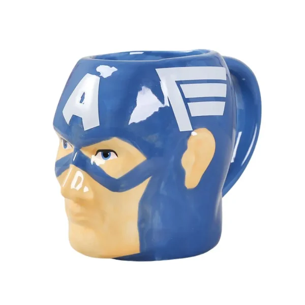 Kf S029bc1e42ba6445ca6189d533483e87a6 450 500ml Ceramics Mug Marvel Avengers Iron Man The Hulk Super Captain America Batman Magical Woman