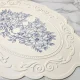 Silicone Carved Dining Mat Retro Pattern Table Mat Floral Placemat.