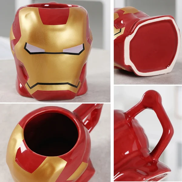 Kf S2e1296aae85e4e4eb1fb2231a351d6203 450 500ml Ceramics Mug Marvel Avengers Iron Man The Hulk Super Captain America Batman Magical Woman