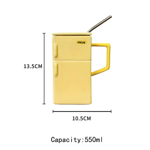 Kf S3356705f9c2c4d359522fa92efebf53bz Creative Square Water Cup With Stainless Steel Straw Lid For Friends Ceramic Coffee Mugs For Office