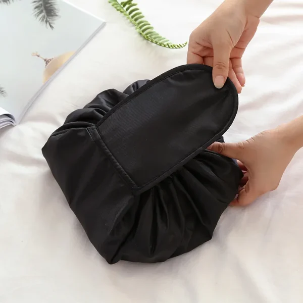 Kf S37f6994118aa4e71af26b7f78e0f4ce9v Women Drawstring Cosmetic Bag Travel Storage Makeup Bag Organizer Female Make Up Pouch Portable Waterproof Toiletry