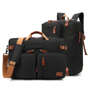 Kf S4efc189e97224e41b100b790d1a914030 New Multi Function Convertible Shoulder Backpack 15 6 17 3 Inch Laptop Backpack Business Travel Anti