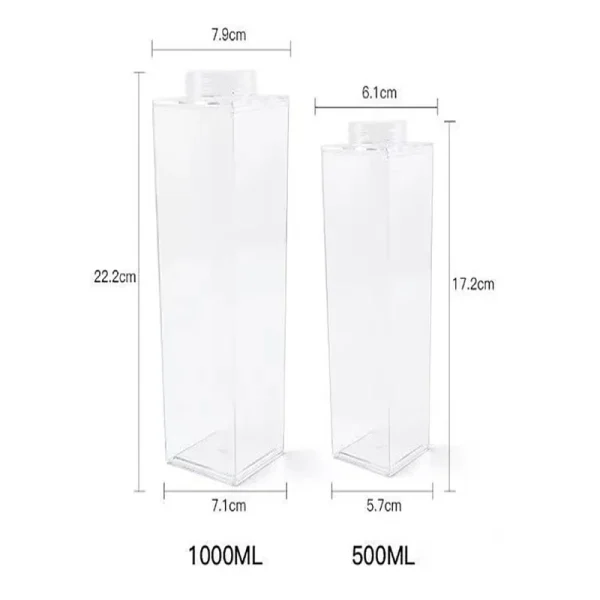 Kf S53b75fd366b048a9a2172e34a4de8f77t 1pcs New Plastic Refrigerator Cup Large Capacity Milk Cup Household Refrigerator Fresh 500ml1000ml Fruit Juice Beverage