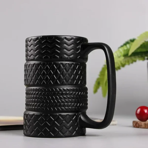 Kf S9cc2e59dbcf24267862b59df087f2c86l Creative Tire Cup Large Capacity Ceramic Cup New Exotic Mug Cup Ceramic Office Cup