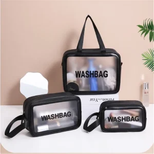 Kf Sa385d06e60aa4525b9fdcf615979994d2 Portable Travel Wash Bag Female Transparent Waterproof Makeup Storage Pouch Large Capacity Cosmetic Organizer Beauty Women