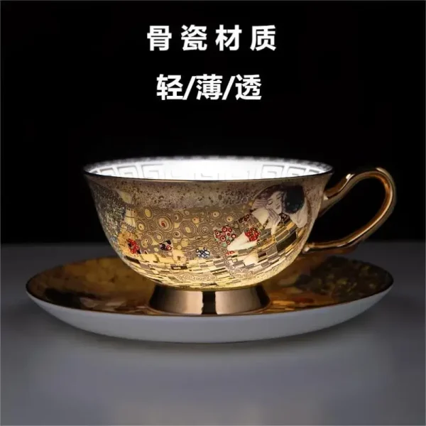 Kf Sa4f2f2b904c54ccbb11aee4f5061aff8i European Bone China Ceramic Coffee Cup Dish Spoon Set English Afternoon Tea Coffee Cup Household Tea