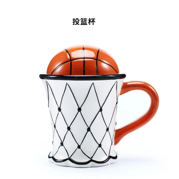 Kf Sb14ca43db01b47f4bedefb375e707020n Ceramic Breakfast Coffee Milk Cup With Basket Ball Creative Goal Football Cup